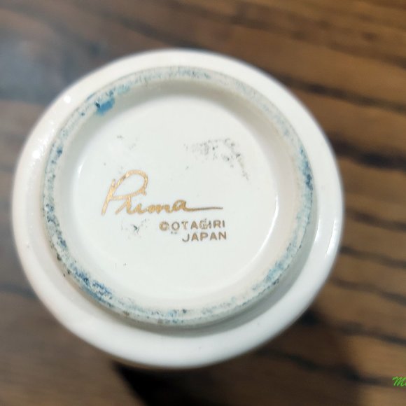 Prima Floral Otagiri Porcelain Small Bud Vase Japan Trinket Dish - Picture 4 of 4